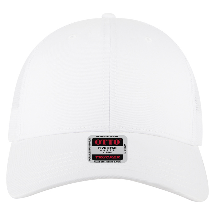 OTTO CAP 6 Panel Low Profile Mesh Back Trucker Hat Thumbnail