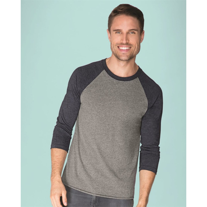 Unisex Triblend Three-Quarter Sleeve Raglan Thumbnail