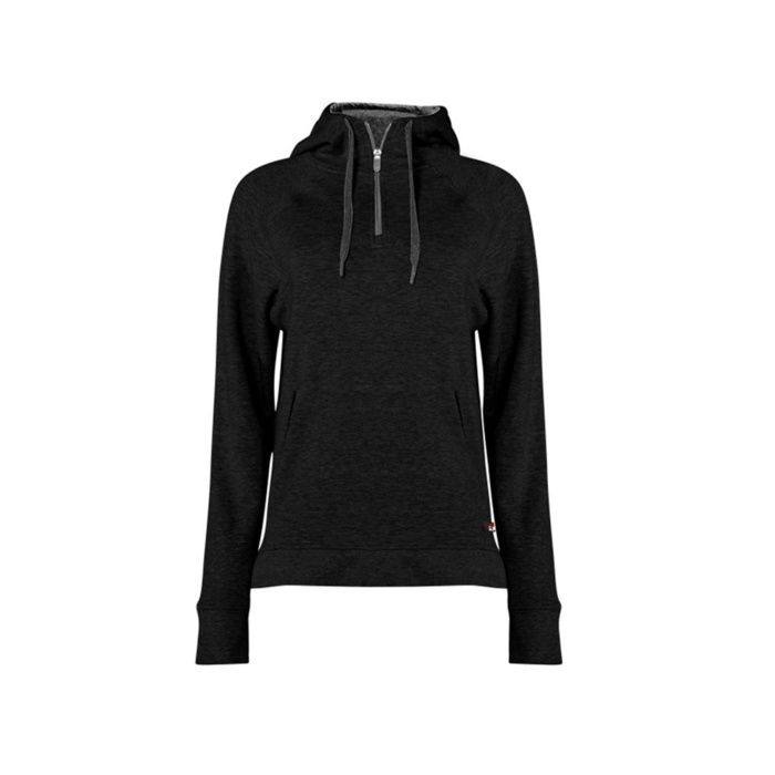 Women's Fitflex French Terry Hooded Quarter-Zip Thumbnail