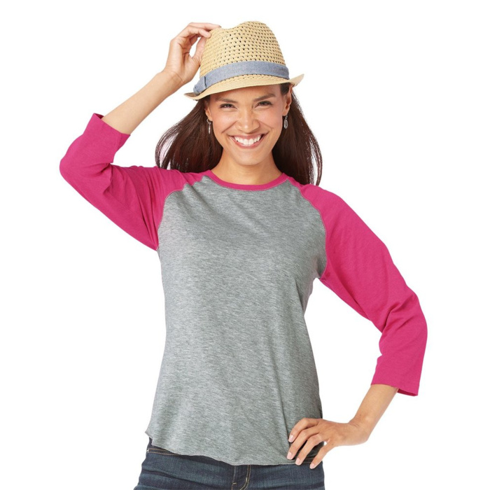 Women's Baseball Fine Jersey Tee Thumbnail