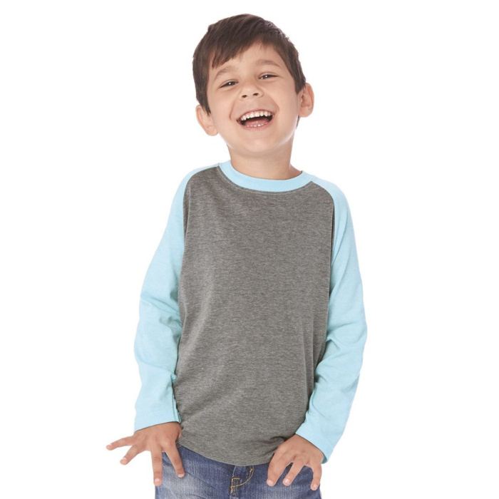 Youth CVC Three-Quarter Sleeve Raglan Thumbnail