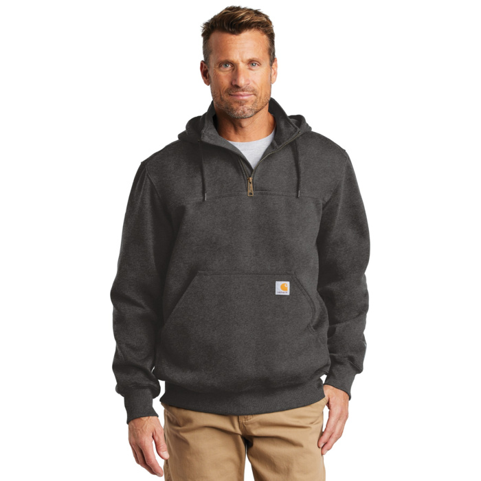 ® Rain Defender ® Paxton Heavyweight Hooded Zip Mock Sweatshirt Thumbnail